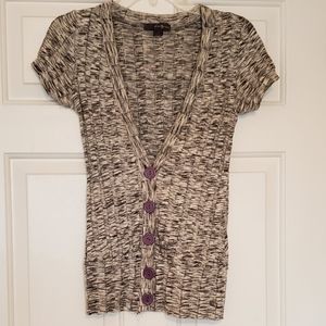 Short sleeve cardigan